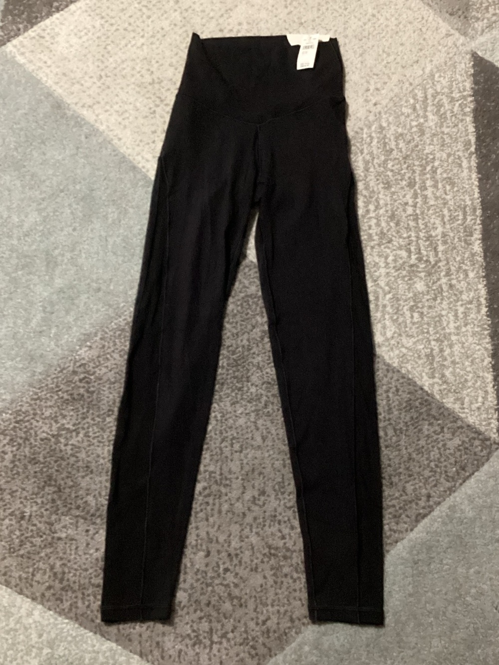 Aerie Offline Real Me 7/8 Leggings Mesh Sides Black XS NWT